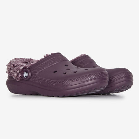 CROCS FLEECE LINED CLOG BORDEAUX DONNA