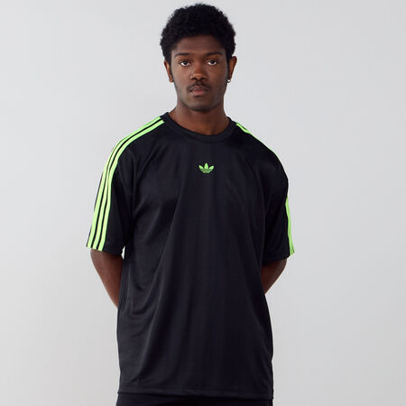 ADIDAS ORIGINALS JERSEY TREFOIL NERO/VERDE UOMO