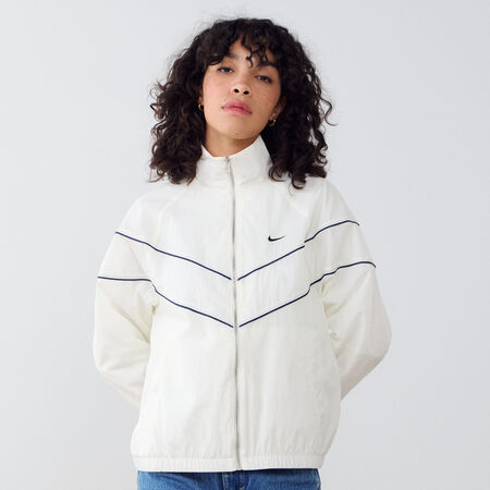 NIKE JACKET TRACKSUIT FZ ECRU/NERO DONNA