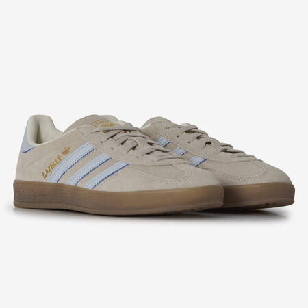 ADIDAS ORIGINALS gazelle GAZELLE INDOOR BEIGE/BLU DONNA