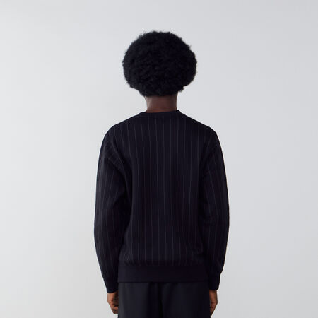NIKE SWEAT CREW JUST DO IT AOP NERO/BIANCO UOMO