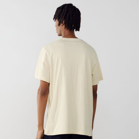 NIKE TEE SHIRT CLUB BEIGE/BIANCO UOMO