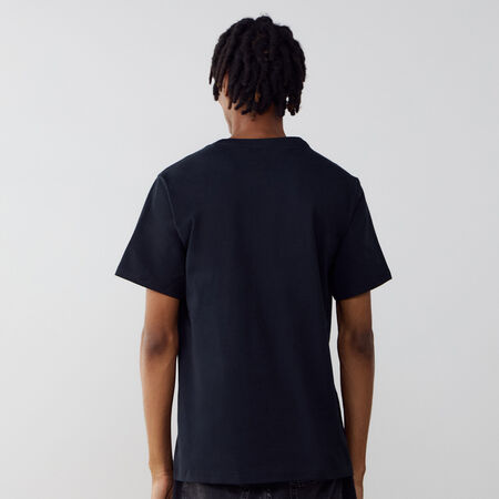 CONVERSE TEE SHIRT STAR CHEVRON EMBROIDERED NERO UOMO