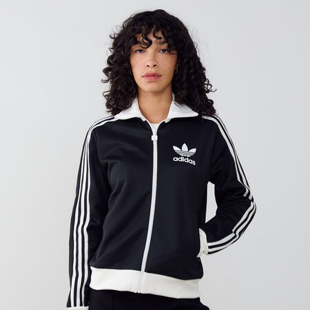 ADIDAS ORIGINALS JACKET FZ ADICOLOR CLASSICS NERO/BIANCO DONNA