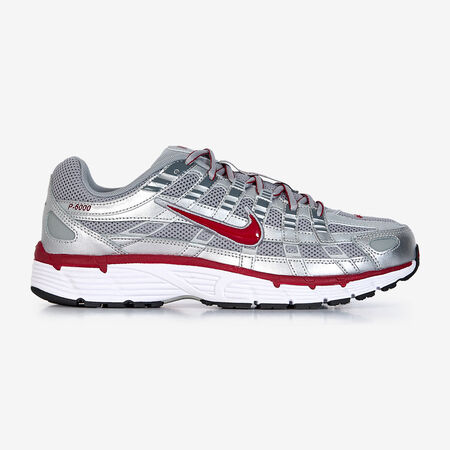 NIKE p-6000 P-6000 ARGENTO/ROSSO UOMO