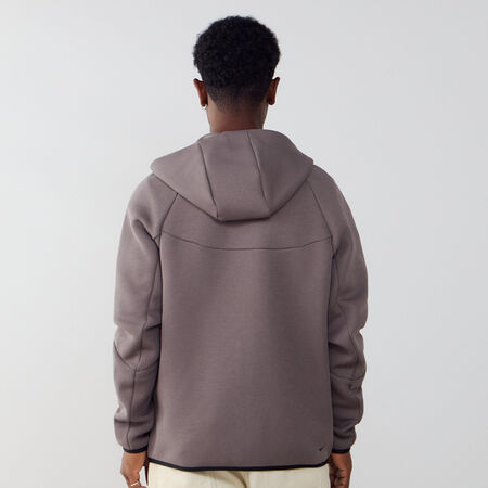 NIKE JACKET TECH FLEECE FZ MARRONE/NERO UOMO