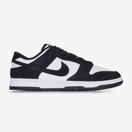 DUNK LOW SUEDE : NERO/BIANCO