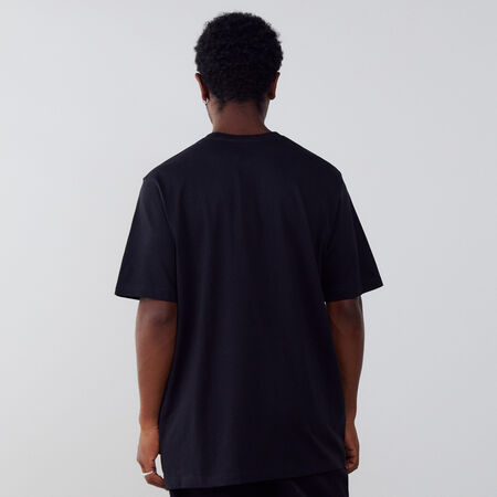 ADIDAS ORIGINALS TEE SHIRT TREFOIL NERO/ROSA UOMO