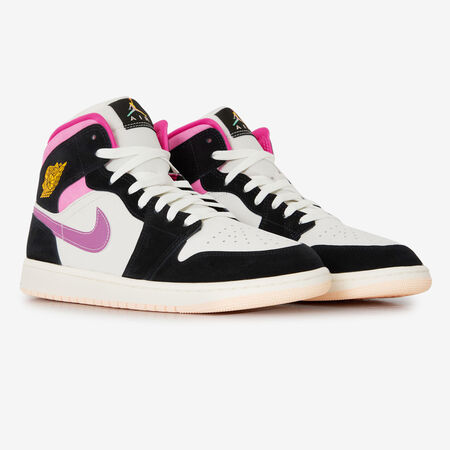 JORDAN air jordan 1 AIR JORDAN 1 MID NERO/ROSA UOMO