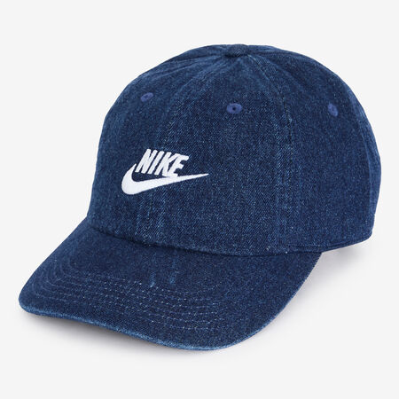 NIKE CASQUETTE CLUB DENIM BLU SCURO/BIANCO BAMBINO