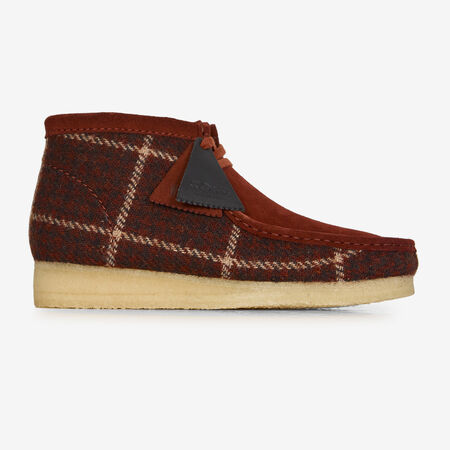 WALLABEE BT HARRIS TWEED : MARRONE