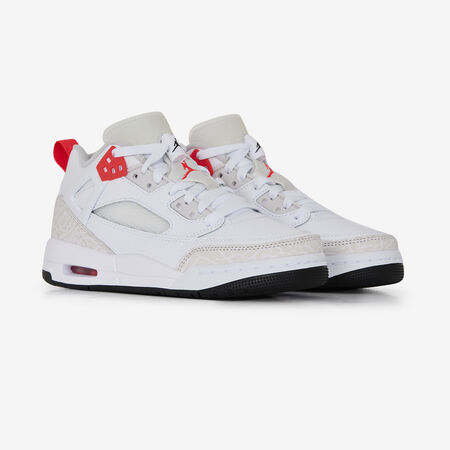 JORDAN Spizike JORDAN SPIZIKE LOW BIANCO/ROJO RAGAZZO