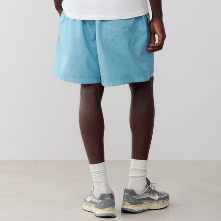 NIKE SHORT CLUB WOVEN FLOW BLU/BIANCO UOMO