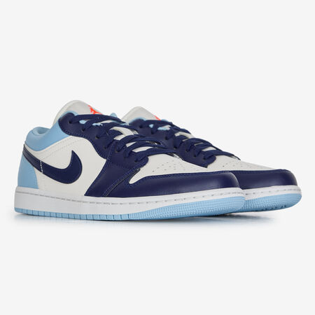 JORDAN AIR JORDAN 1 LOW BIANCO/BLU UOMO