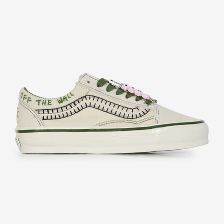 VANS LX OLD SKOOL CHARMS BEIGE/VERDE DONNA