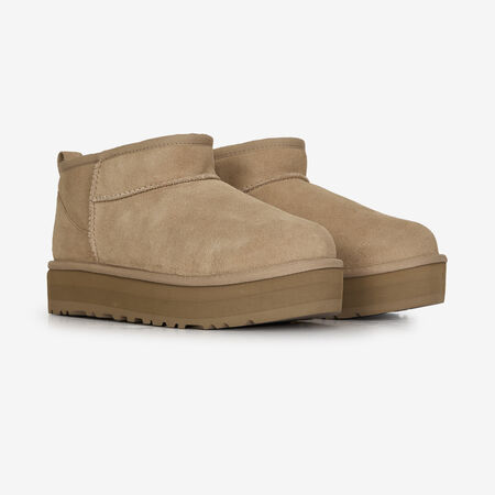 UGG classic mini CLASSIC ULTRA MINI PLATFORM BEIGE RAGAZZO