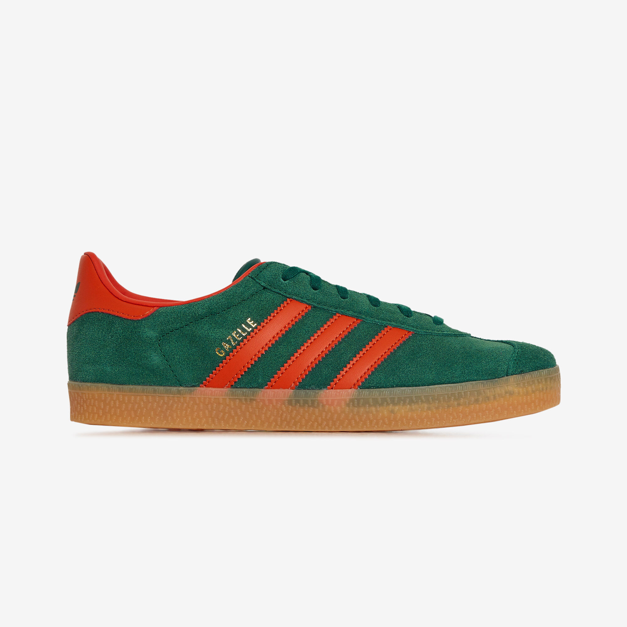 ADIDAS ORIGINALS GAZELLE VERT ORANGE SNEAKERS BAMBINO Courir