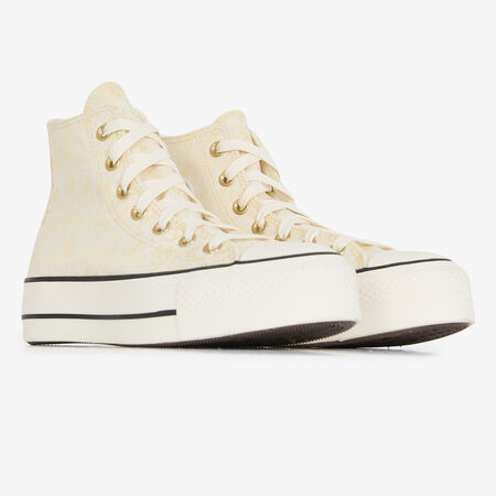 CONVERSE CHUCK TAYLOR LIFT HI BEIGE DONNA