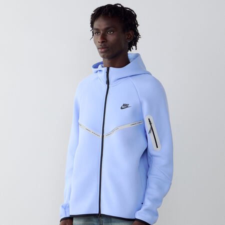 NIKE JACKET TECH FLEECE FZ REFLECTIVE BLU/NERO UOMO