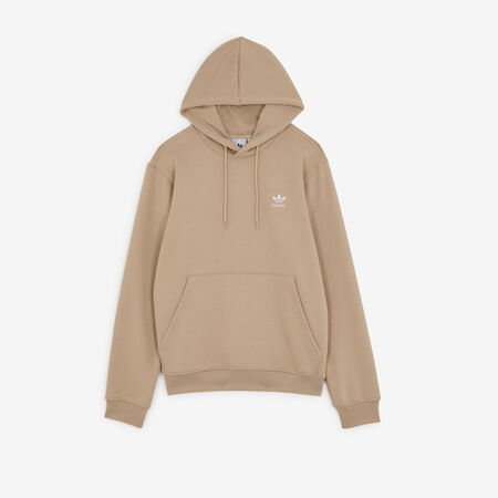 ADIDAS ORIGINALS HOODIE ESSENTIAL TREFOIL BEIGE UOMO