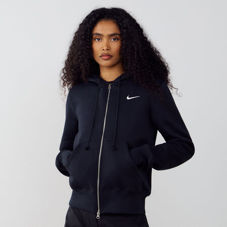 NIKE HOODIE PHOENIX FZ NERO DONNA