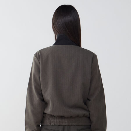 ADIDAS ORIGINALS JACKET FZ TAILORED GRIGIO/NERO DONNA