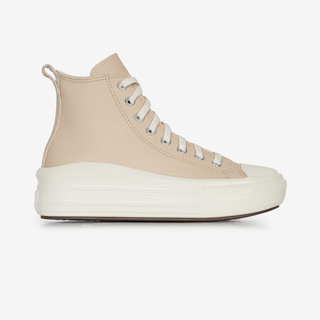 CONVERSE chuck taylor all star CHUCK TAYLOR ALL STAR HI MOVE BEIGE/BIANCO RAGAZZO