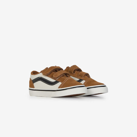 VANS old skool OLD SKOOL V MARRONE/BEIGE NEONATO