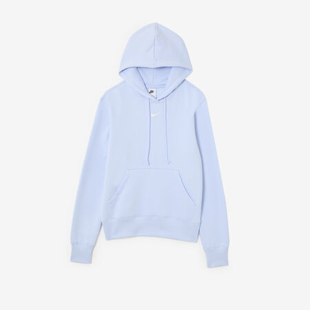NIKE HOODIE CLUB CENTERED LOGO BLU UOMO