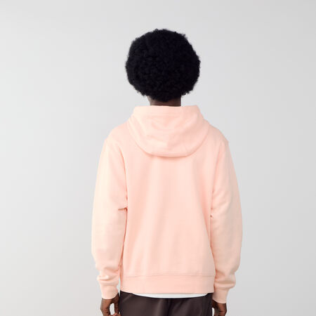 NIKE HOODIE CLUB SMALL LOGO ROSA/BIANCO UOMO