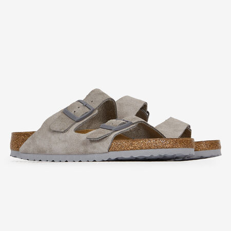 BIRKENSTOCK arizona ARIZONA SUEDE STONE COIN GRIGIO UOMO