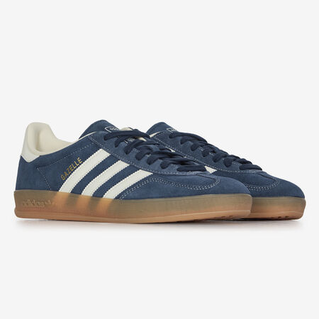 ADIDAS ORIGINALS gazelle GAZELLE INDOOR BLU SCURO/BIANCO UOMO