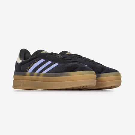 ADIDAS ORIGINALS gazelle GAZELLE BOLD VELVET NERO/BLU RAGAZZO