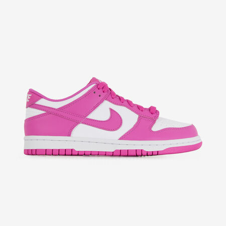 NIKE dunk DUNK LOW ACTIVE FUCHSIA ROSE/BLANC ROSA/BIANCO RAGAZZO
