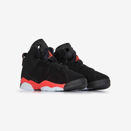 JORDAN AIR JORDAN 6 NERO/ROSSO BAMBINO