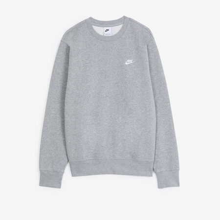 SWEAT CREW CLUB : GRIGIO/BIANCO