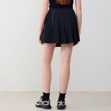 NIKE SKIRT PLEATED NERO/BEIGE DONNA