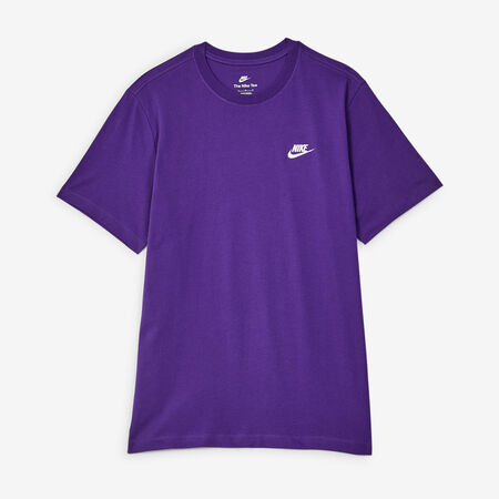 TEE SHIRT CLUB : VIOLA/BIANCO