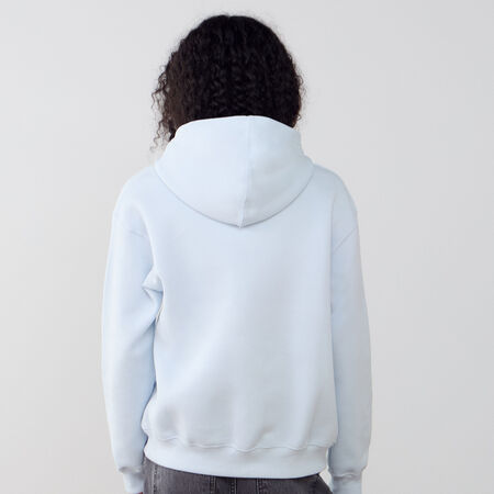 JORDAN HOODIE OVERSIZE BROOKLYN BLU/BIANCO DONNA