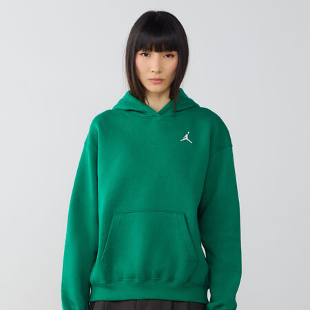 JORDAN HOODIE OVERSIZE BROOKLYN VERDE/BIANCO DONNA