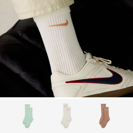 NIKE CHAUSSETTES X3 EVERYDAY MID VERDE UOMO