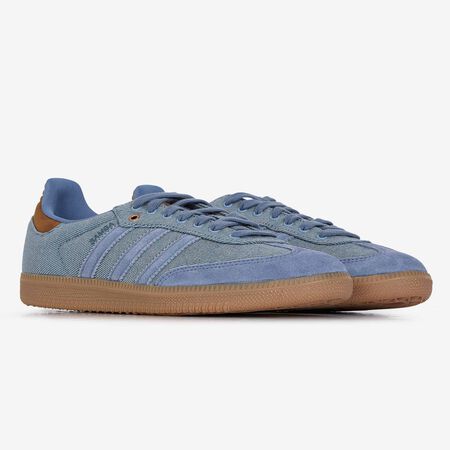ADIDAS ORIGINALS samba SAMBA OG DENIM BLU/MARRONE UOMO