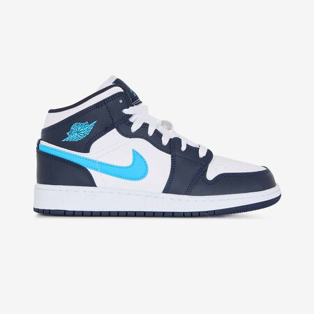 JORDAN air jordan 1 AIR JORDAN 1 MID BIANCO/BLU RAGAZZO