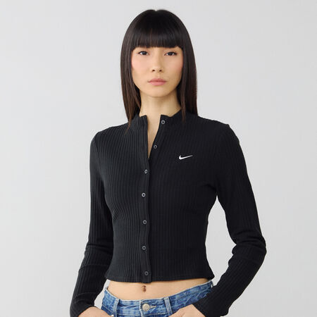 NIKE CARDIGAN CHILL KNIT NERO DONNA