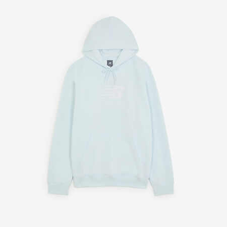 HOODIE BIG LOGO : BLU/BIANCO