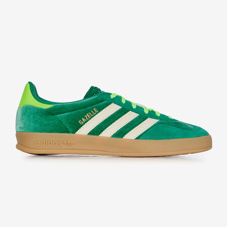 ADIDAS ORIGINALS gazelle GAZELLE INDOOR VELVET VERDE/BIANCO DONNA