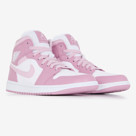 JORDAN air jordan 1 AIR JORDAN 1 MID BIANCO/ROSA DONNA
