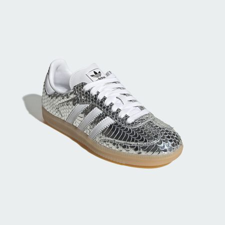 ADIDAS ORIGINALS samba SAMBA OG REPTILE ARGENTO/BIANCO DONNA