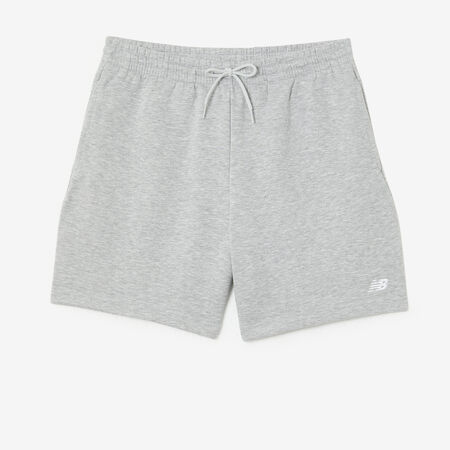 NEW BALANCE SHORT ESSENTIAL SMALL LOGO GRIGIO/BIANCO UOMO