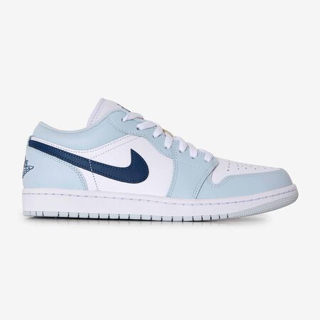 AIR JORDAN 1 LOW : BIANCO/BLU